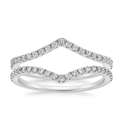 0.33 Lab Grown Diamond Half Eternity Simple Wedding Band