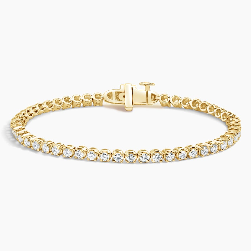 3CTW 6.5 inch Round Lab Grown Diamond Tennis Bracelet