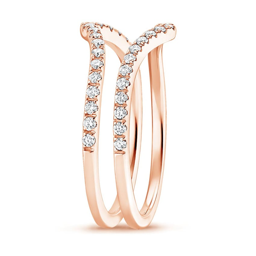 0.33 Lab Grown Diamond Half Eternity Simple Wedding Band
