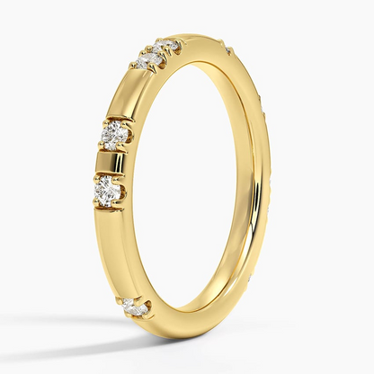 0.27 CTW 18k Gold Lab Grown Diamond Wedding Band Anniversary Gifts