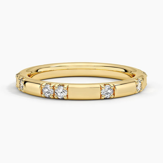 0.27 CTW 18k Gold Lab Grown Diamond Wedding Band Anniversary Gifts