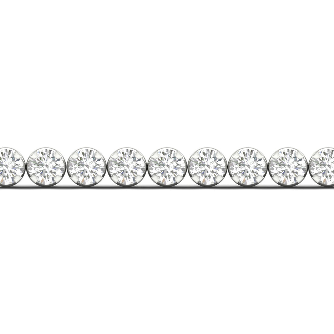 5.00CTW Four Prong Lab Grown Diamond Round Classic Tennis Bracelet