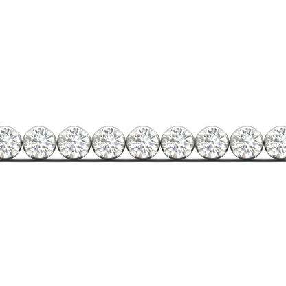 5.00CTW Four Prong Lab Grown Diamond Round Classic Tennis Bracelet