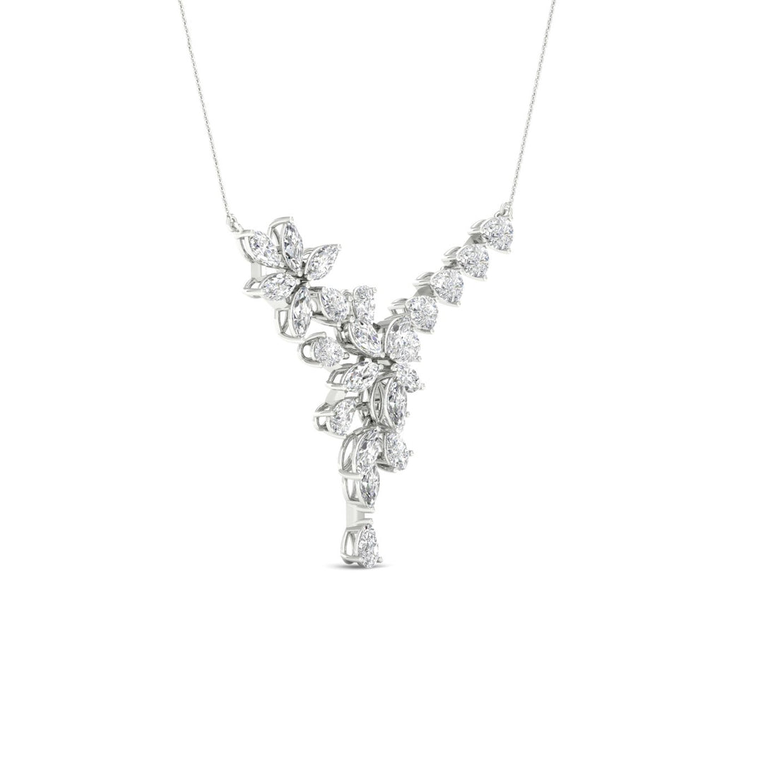 4.75CTW Pear Marquise Lab Grown Diamond Fashion Chain