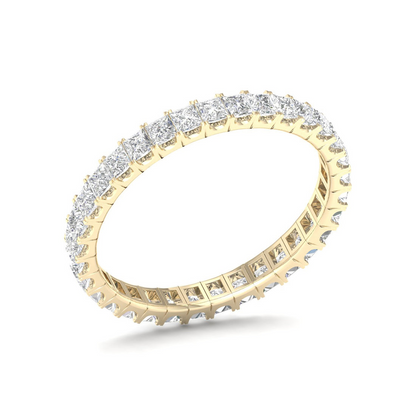 1 CTW Princess Eternity Lab Grown diamond Wedding Band