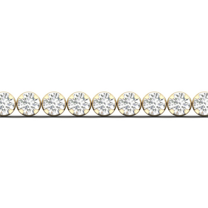 5.00CTW Four Prong Lab Grown Diamond Round Classic Tennis Bracelet