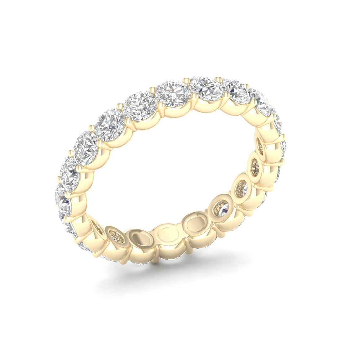 2 CTW Round Eternity Lab Grown Diamond Wedding Band