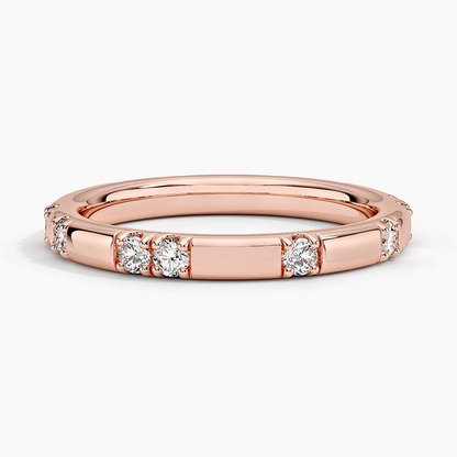 0.27 CTW 18k Gold Lab Grown Diamond Wedding Band Anniversary Gifts