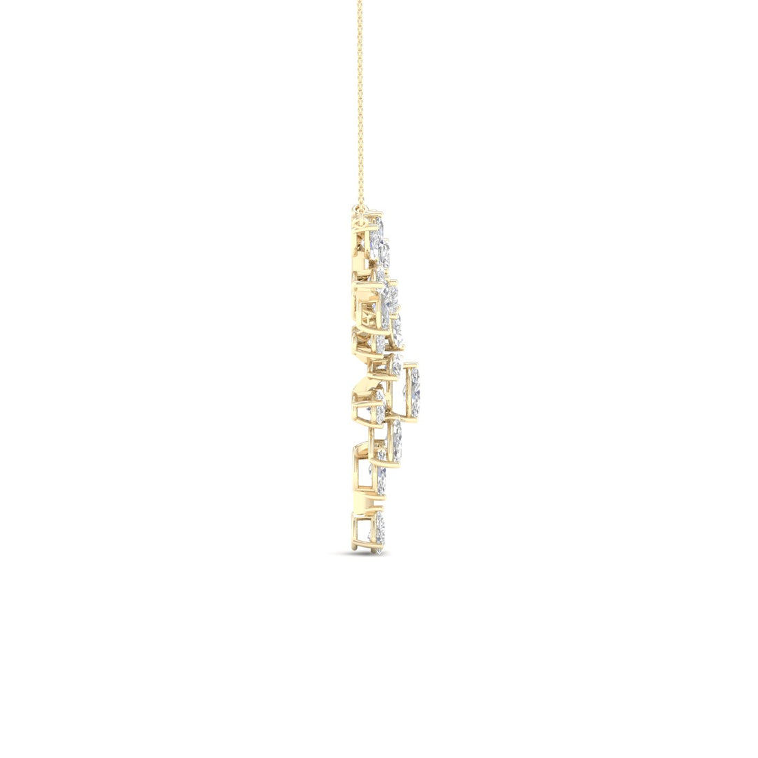 4.75CTW Pear Marquise Lab Grown Diamond Fashion Chain