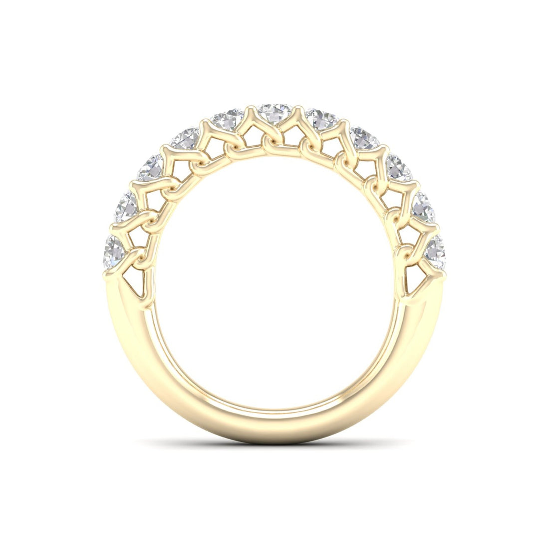 1 CTW Entwine Anniversary Lab Grown Weddign Band