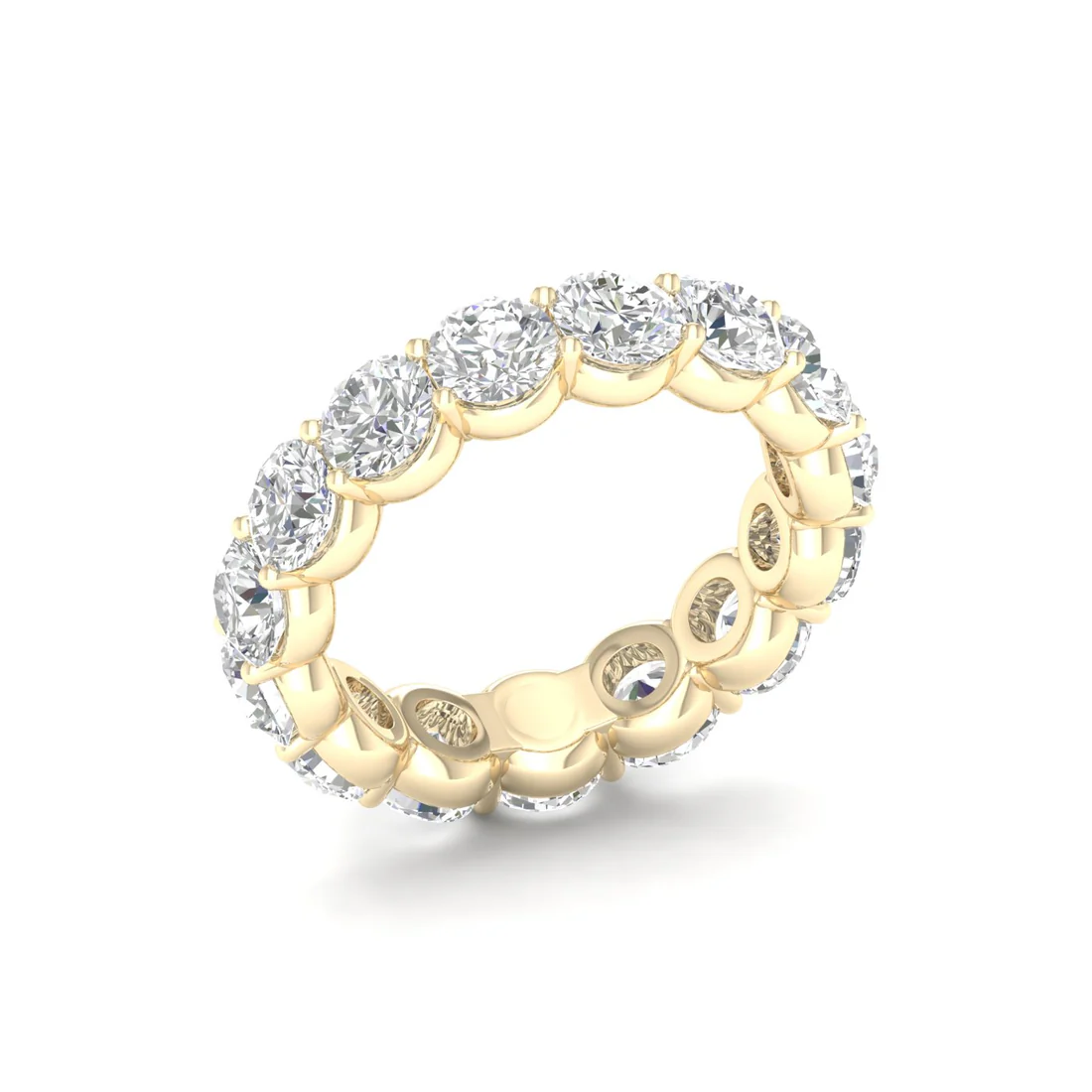 4 CTW Round Eternity Lab Grown Diamond Wedding Band