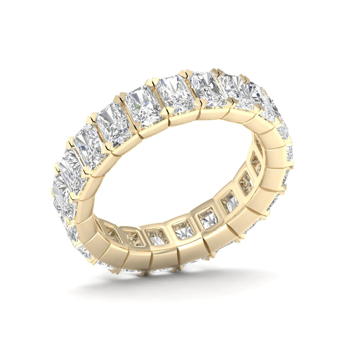 5 CTW Emerald Eternity Lab Grown Diamond Wedding Band