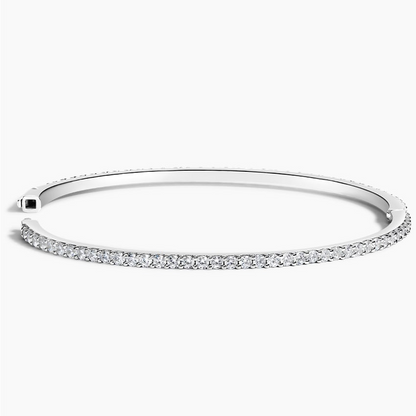 2.50CTW 6.5 inch Lab Grown Diamond Eternity Bangle Bracelet