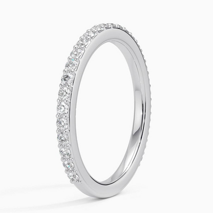 0.38 CTW Three-Quarter Coverage Lab Grown Diamond Band Ring