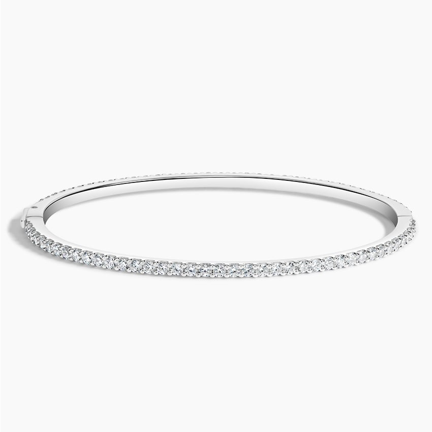 2.50CTW 6.5 inch Lab Grown Diamond Eternity Bangle Bracelet