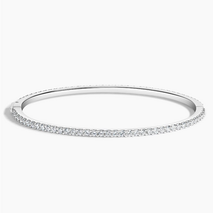 2.50CTW 6.5 inch Lab Grown Diamond Eternity Bangle Bracelet