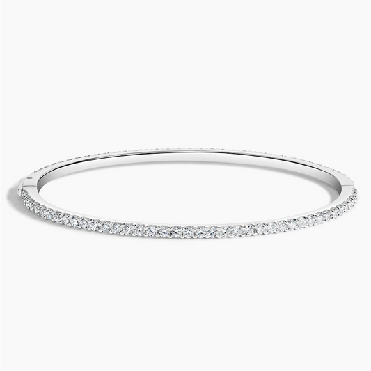 2.50CTW 6.5 inch Lab Grown Diamond Eternity Bangle Bracelet