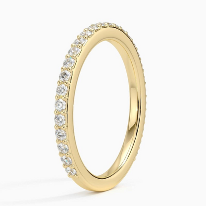 0.38 CTW Three-Quarter Coverage Lab Grown Diamond Band Ring