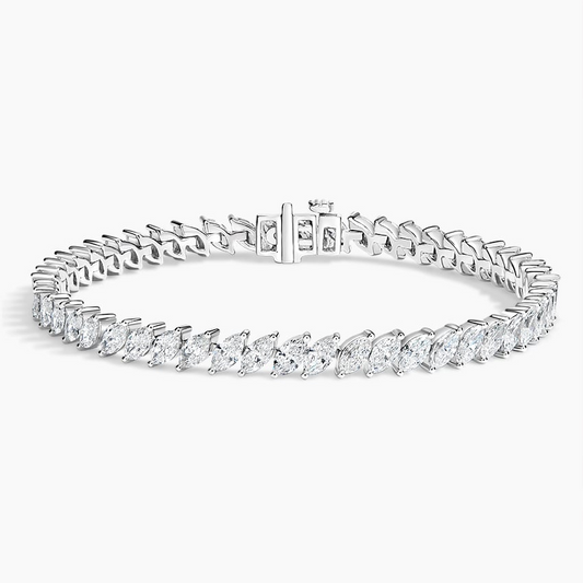 8.33CTW 7 inch Marquise Lab Grown Diamond Tennis Bracelet