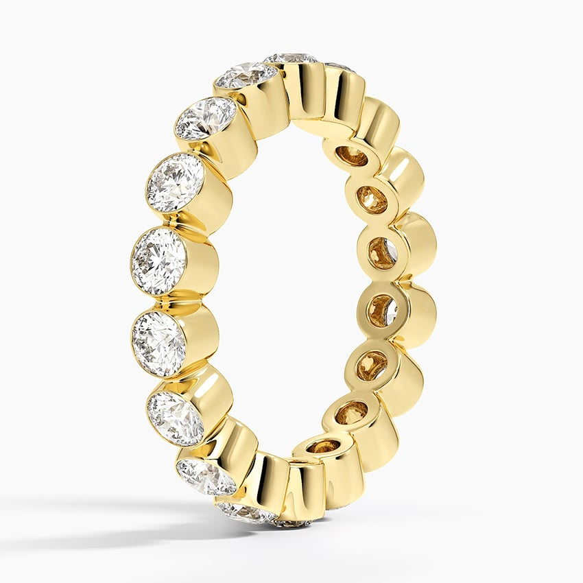 2.02CTW Lab Grown Diamond Full Bazel Set Wedding Band