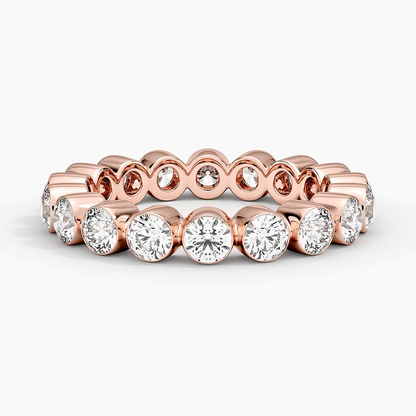 2.02CTW Lab Grown Diamond Full Bazel Set Wedding Band
