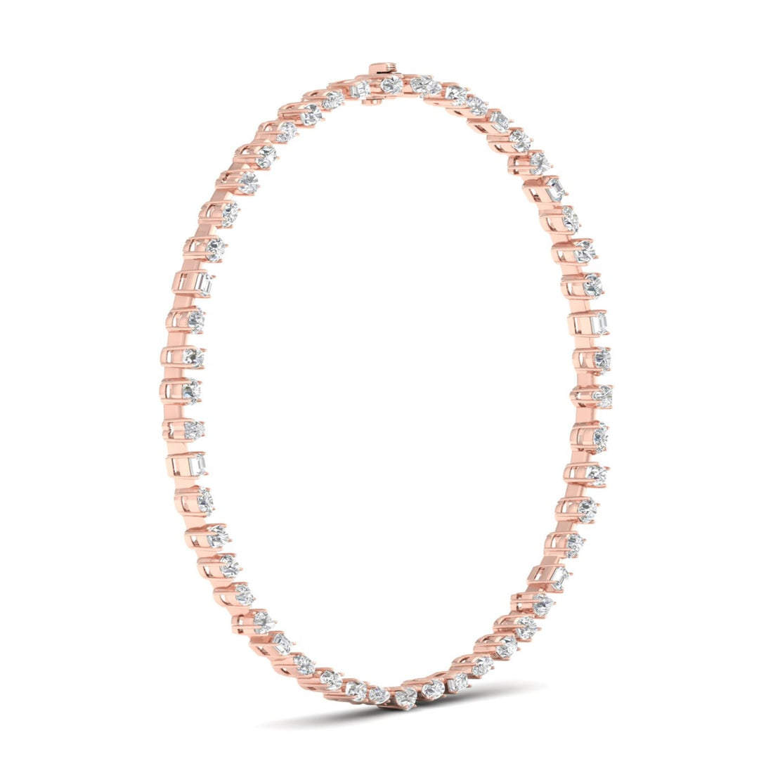 15.33CTW Multi Shape Lab Grown Diamond Chain Necklace