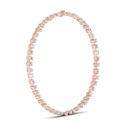 15.33CTW Multi Shape Lab Grown Diamond Chain Necklace