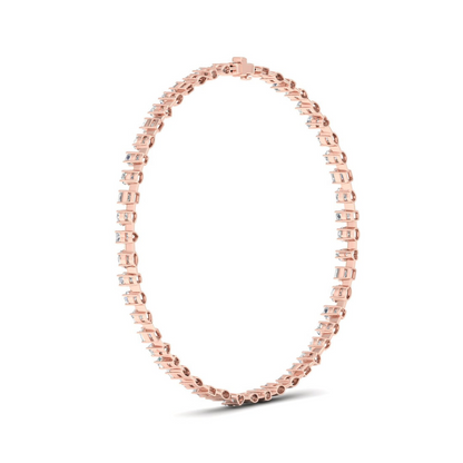 15.33CTW Multi Shape Lab Grown Diamond Chain Necklace