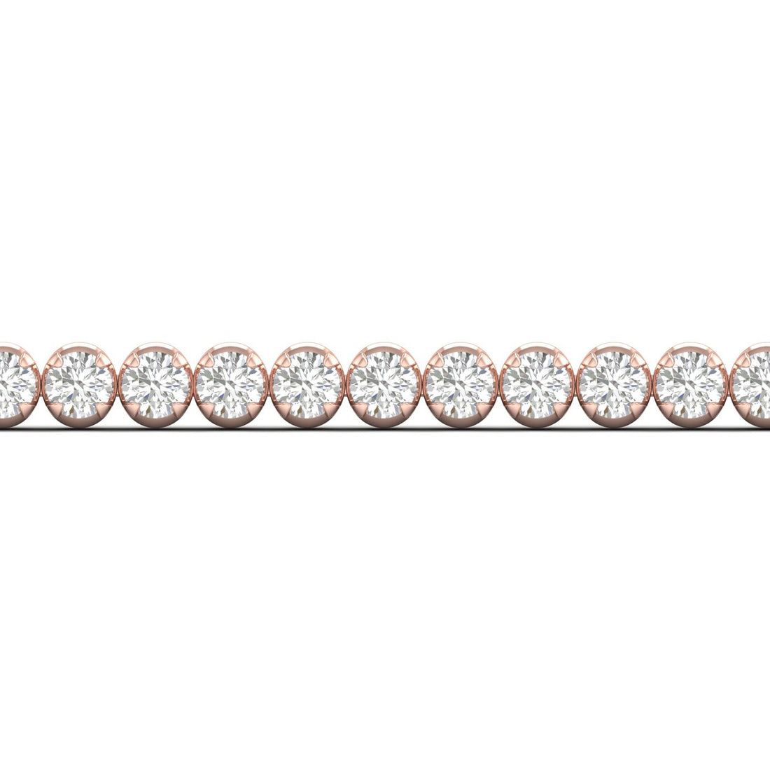 4.00 CTW Four Prong Lab Grown Diamond Round Classic Tennis Bracelet