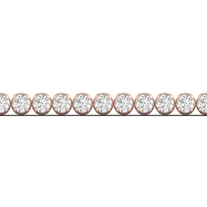 4.00 CTW Four Prong Lab Grown Diamond Round Classic Tennis Bracelet