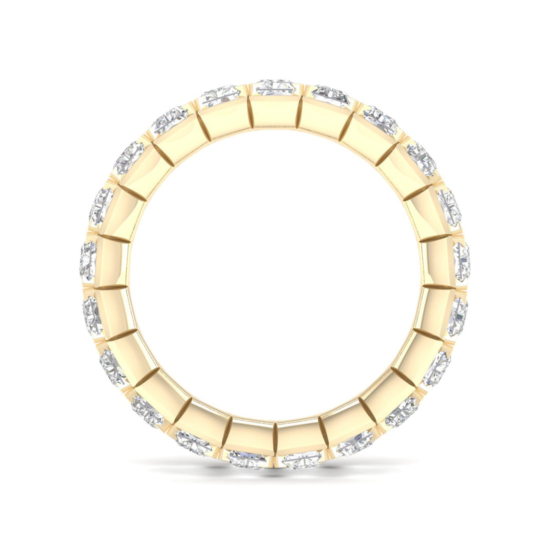 5 CTW Emerald Eternity Lab Grown Diamond Wedding Band