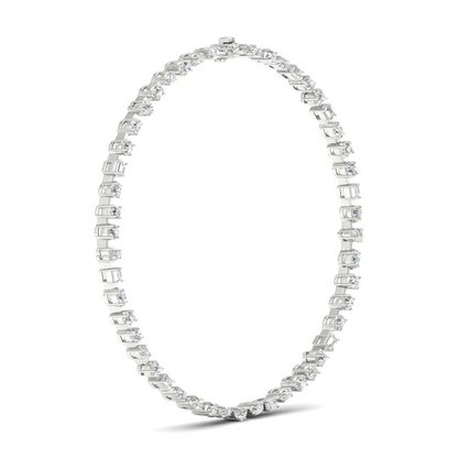 15.33CTW Multi Shape Lab Grown Diamond Chain Necklace