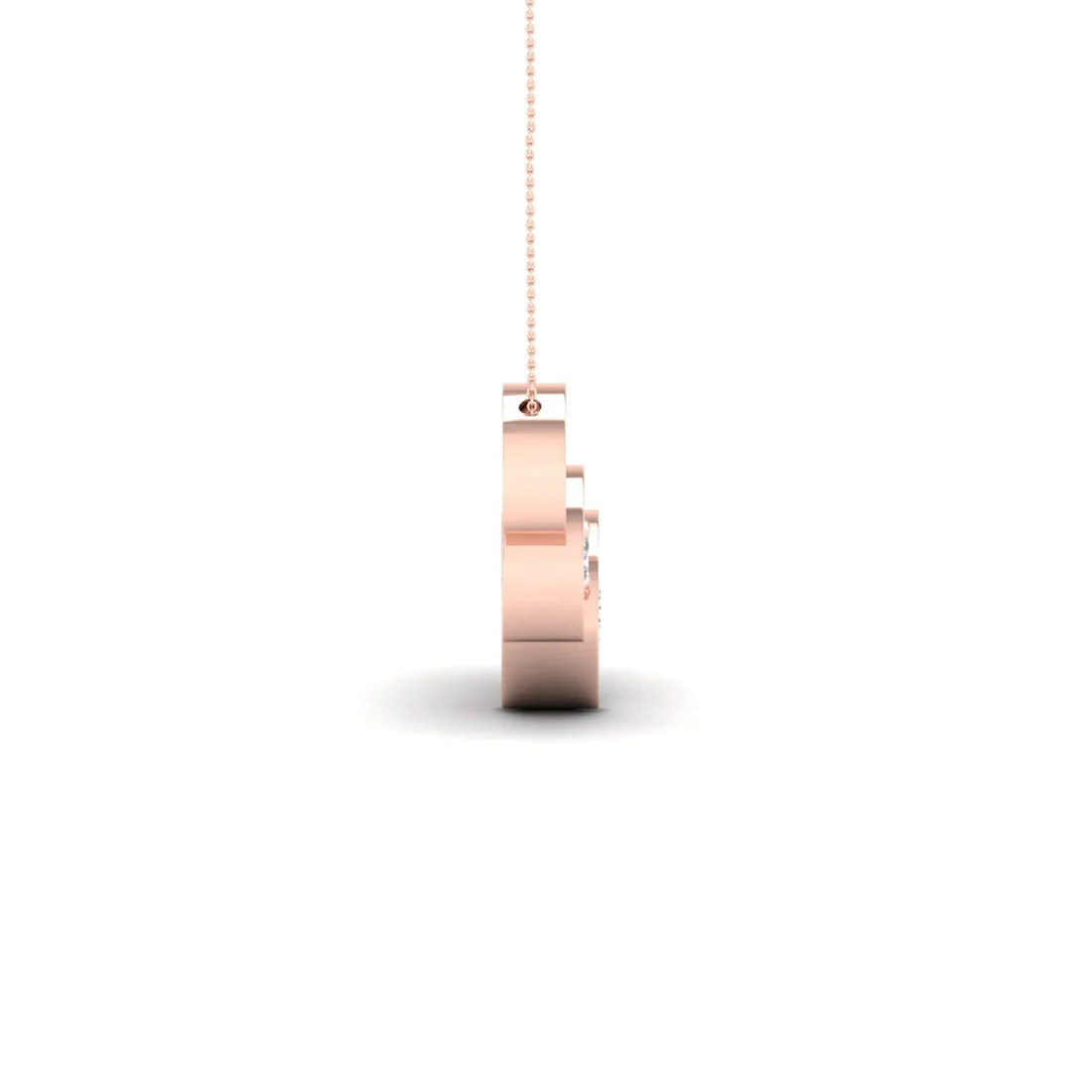 1 CTW Lab Grown Diamond 5 Stone Pendant