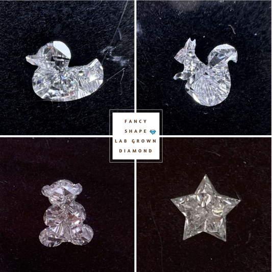 Lighting Strike Fancy Shape Loose Lab Grown Diamond  customdiamjewel   