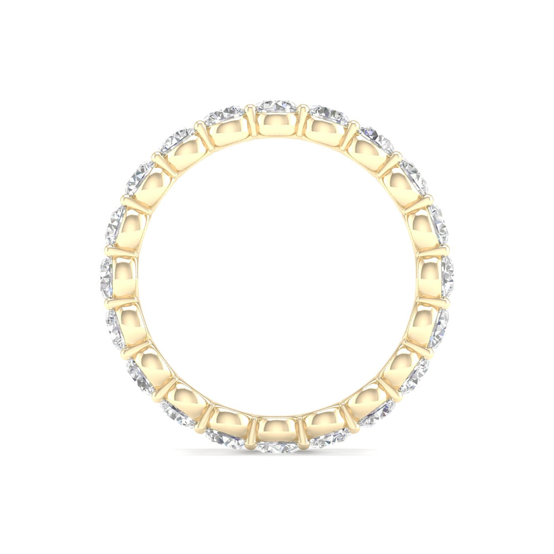 2 CTW Round Eternity Lab Grown Diamond Wedding Band