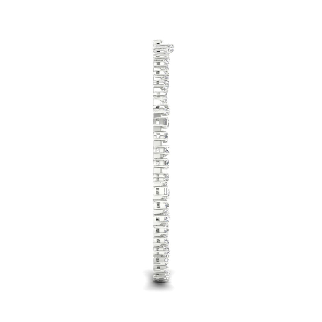 15.33CTW Multi Shape Lab Grown Diamond Chain Necklace