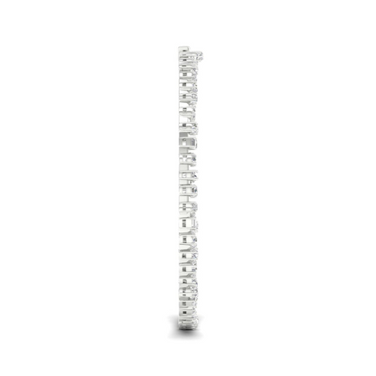 15.33CTW Multi Shape Lab Grown Diamond Chain Necklace