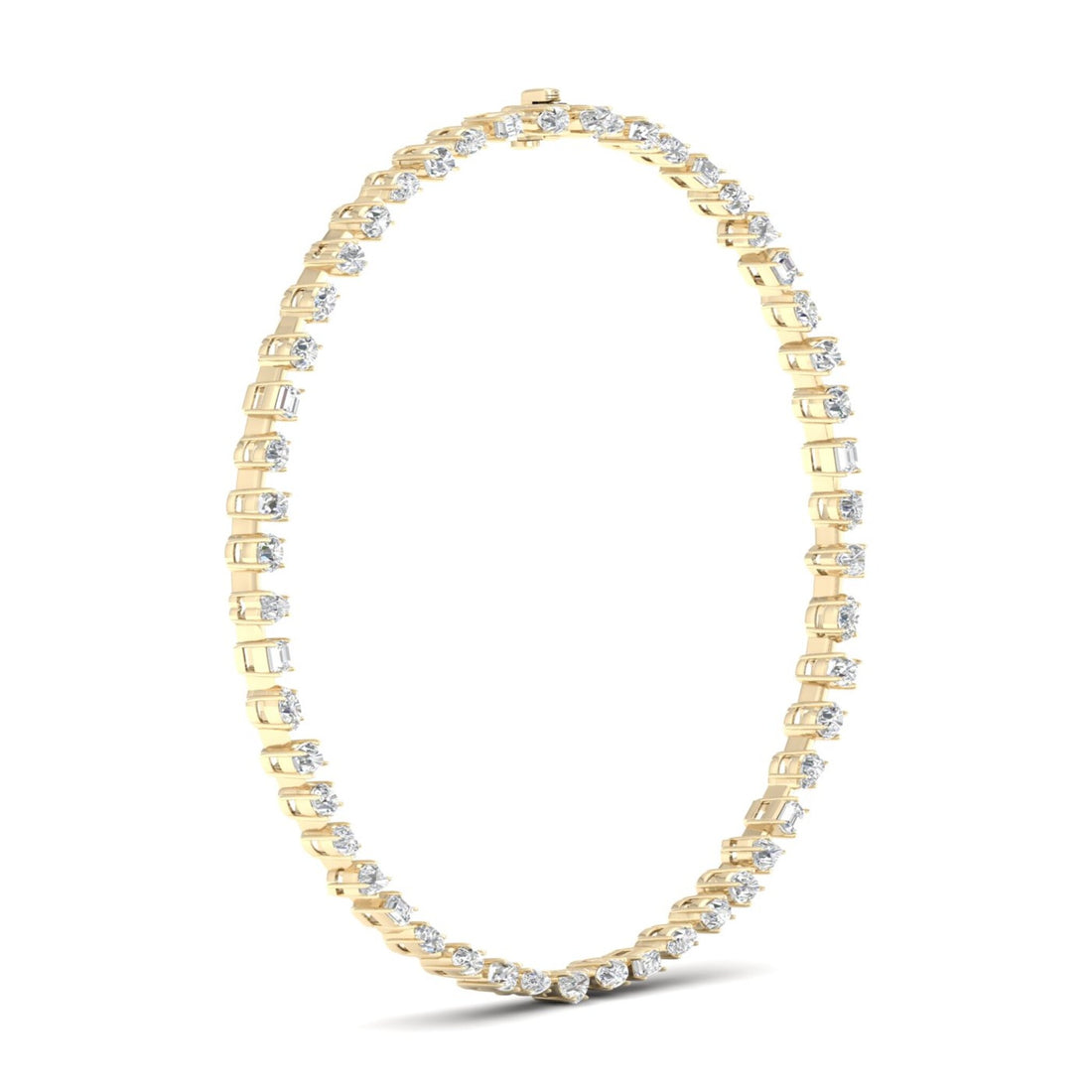 15.33CTW Multi Shape Lab Grown Diamond Chain Necklace