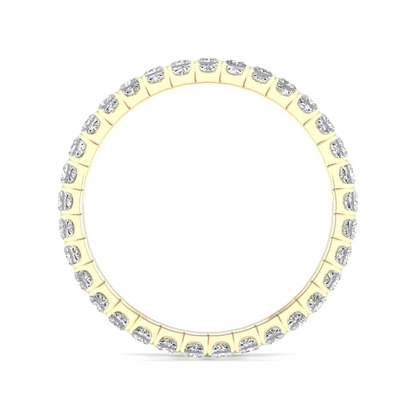 1 CTW Princess Eternity Lab Grown diamond Wedding Band