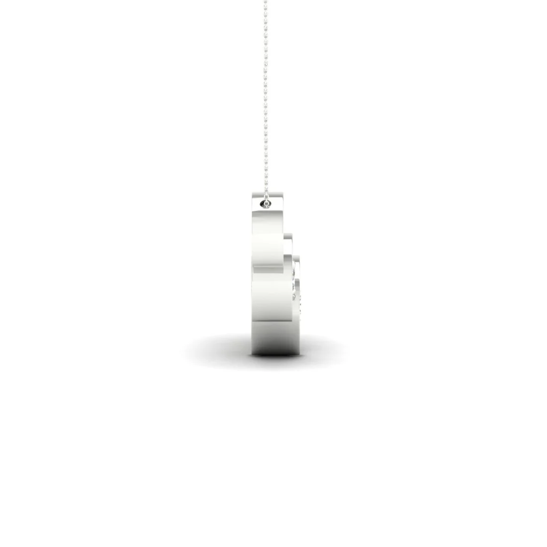 1 CTW Lab Grown Diamond 5 Stone Pendant