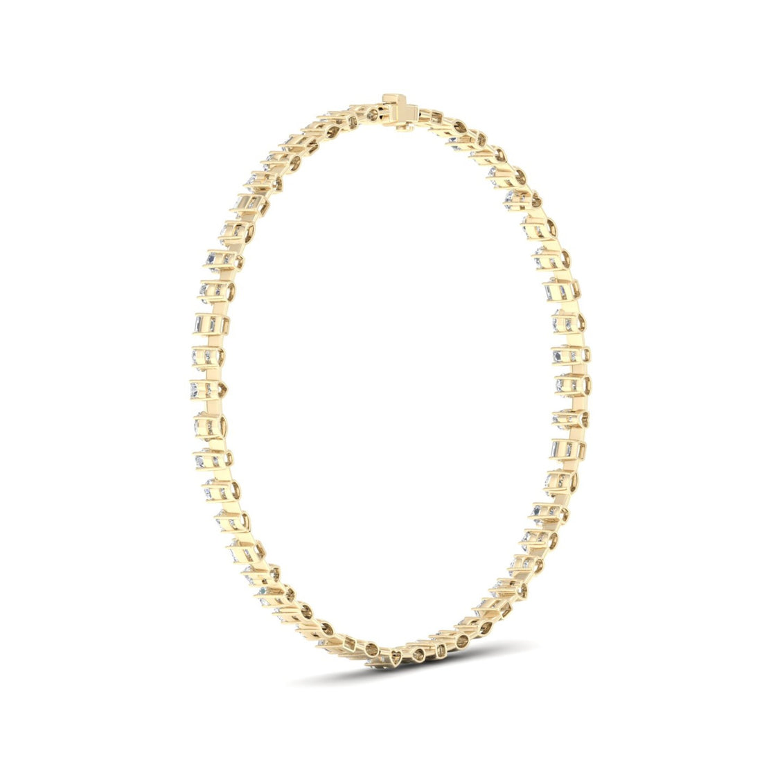 15.33CTW Multi Shape Lab Grown Diamond Chain Necklace