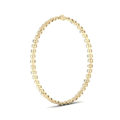 15.33CTW Multi Shape Lab Grown Diamond Chain Necklace
