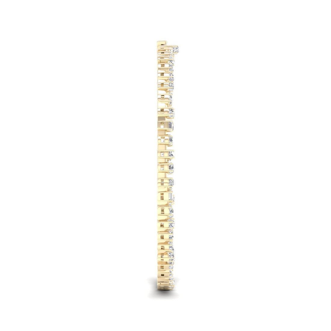 15.33CTW Multi Shape Lab Grown Diamond Chain Necklace