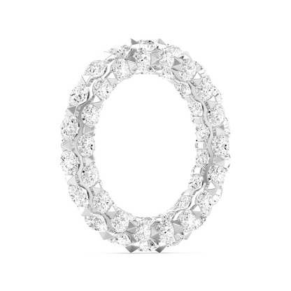 7 1/10 CTW Eternal Micro Prong Eternity Lab Grown Diamond  Wedding Band