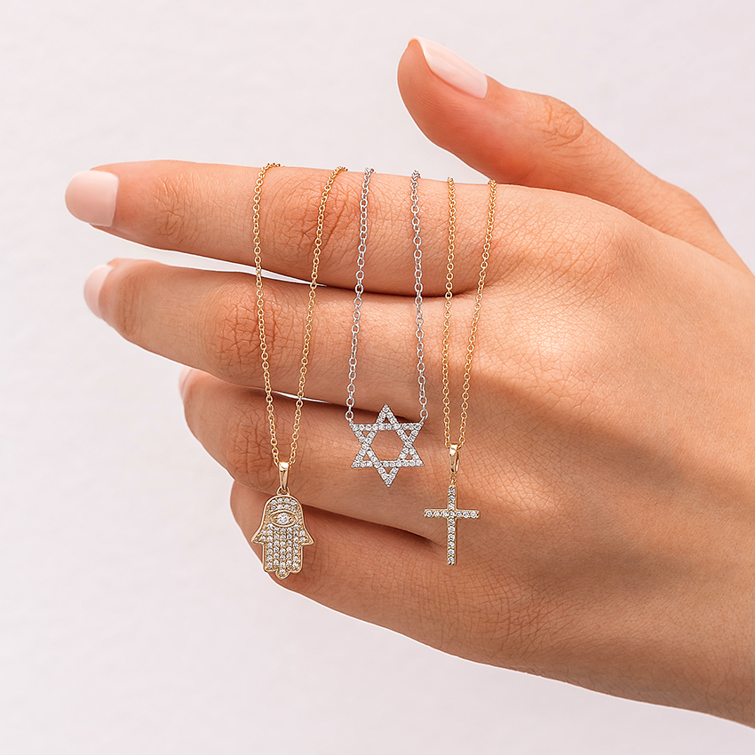 1/5 CTW Lab Grown Diamond Star of David Pendant