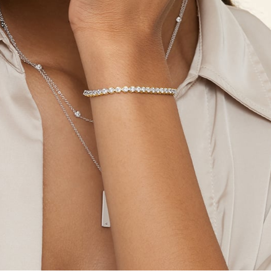 4CTW 6.5 inch Lab Grown Diamond Tennis Bracelet
