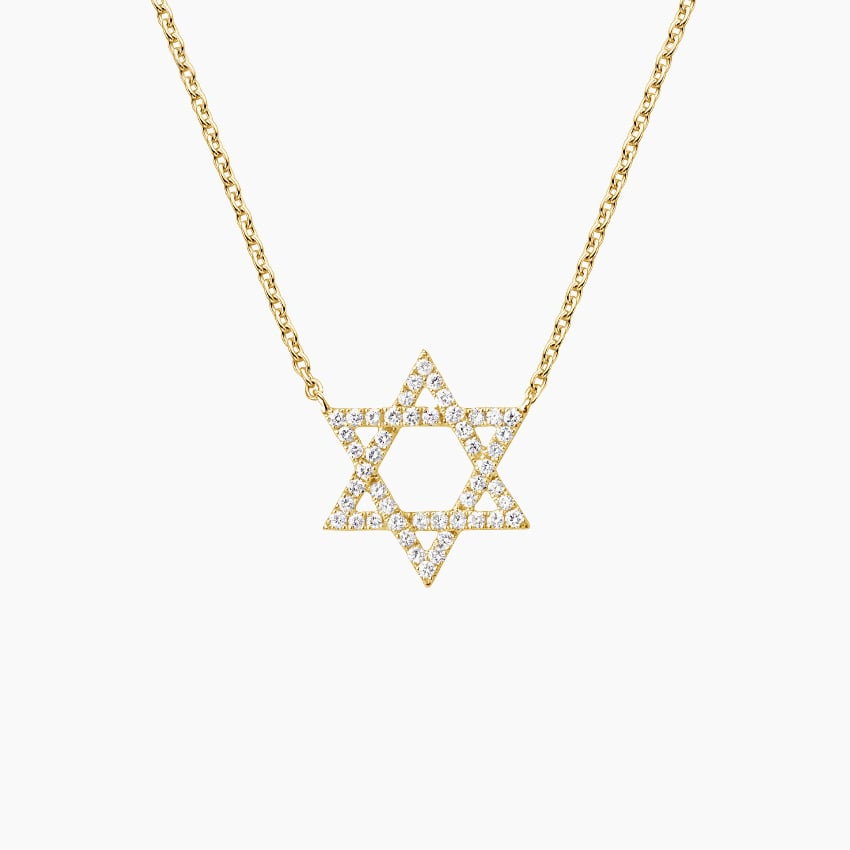 1/5 CTW Lab Grown Diamond Star of David Pendant