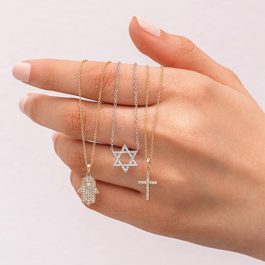 1/5 CTW Lab Grown Diamond Star of David Pendant