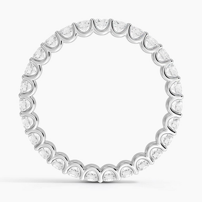 18k Solid Yellow Gold Lab Grown Diamond Stacking Wedding Band