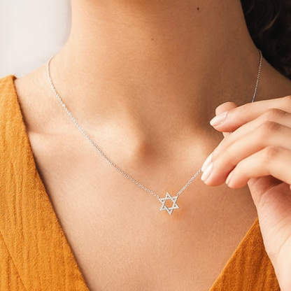 1/5 CTW Lab Grown Diamond Star of David Pendant